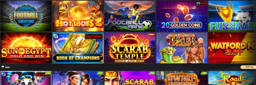 screenshot 1xslots games