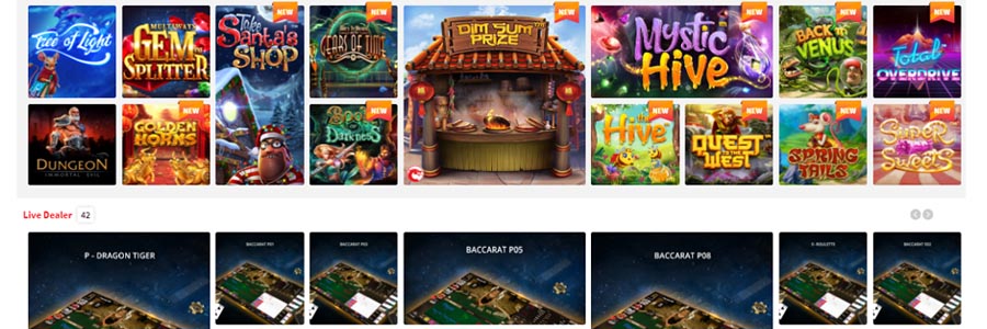 screenshot ozlasvegas casino games