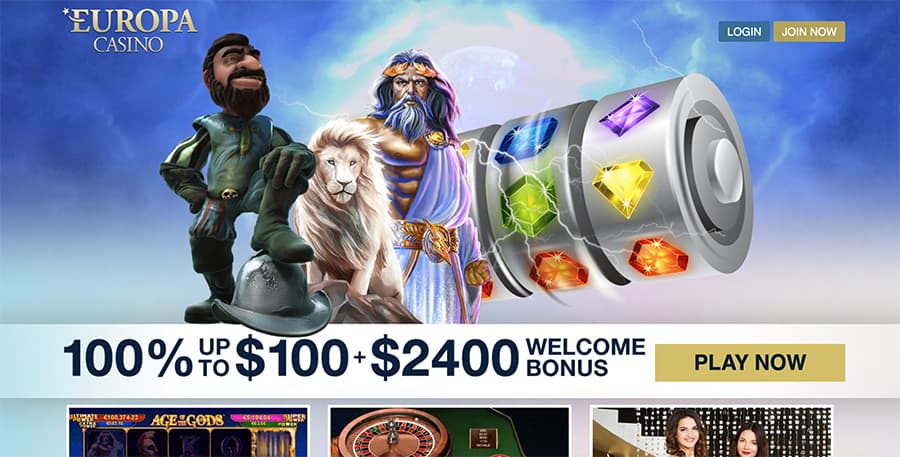 europa casino screenshot interface